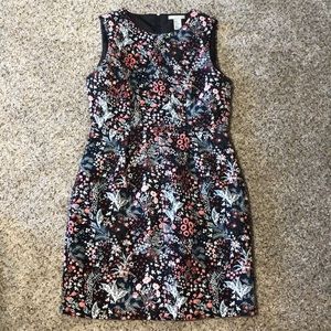 H&M embroidered formal dress